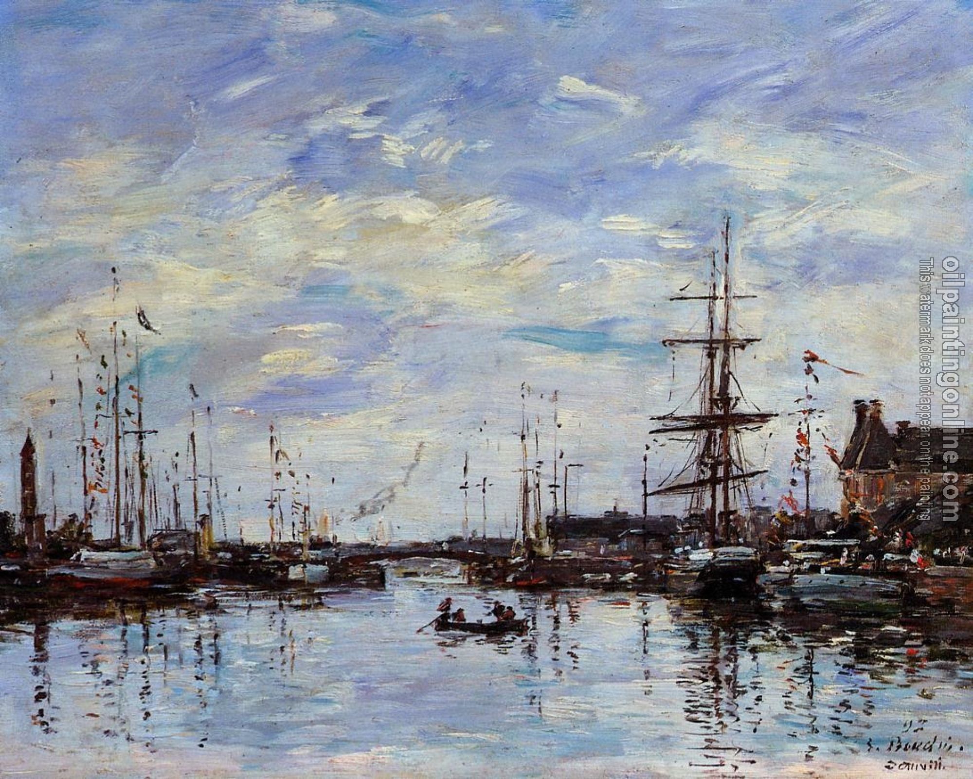 Boudin, Eugene - Deauville, the Basin